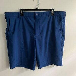 IZOD Golf Mens Blue Lined Golf Shorts Stretch size 42 Activewear